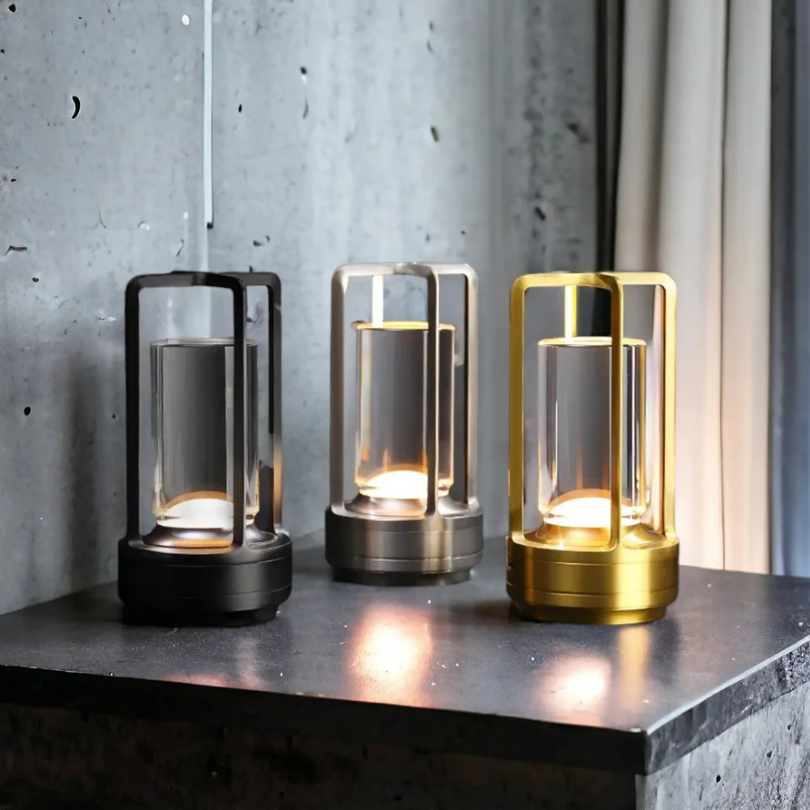 Wireless LED Table Lamp with Dimmer – Scandinavian Design