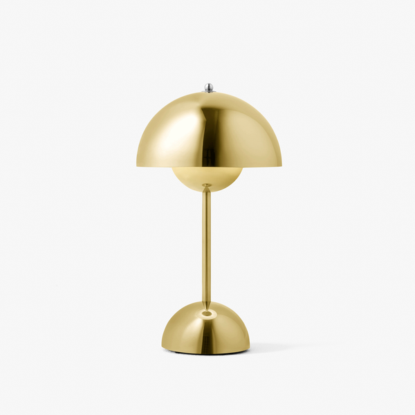 Dimmable LED Table Lamp with Battery – Mushroom Shape Design