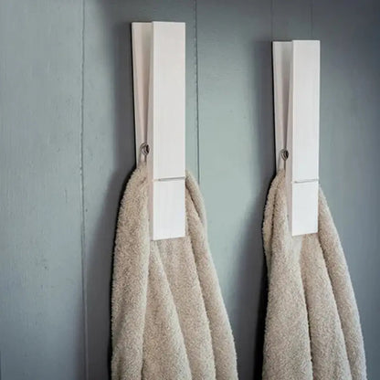 Towel holder clothespin without drilling