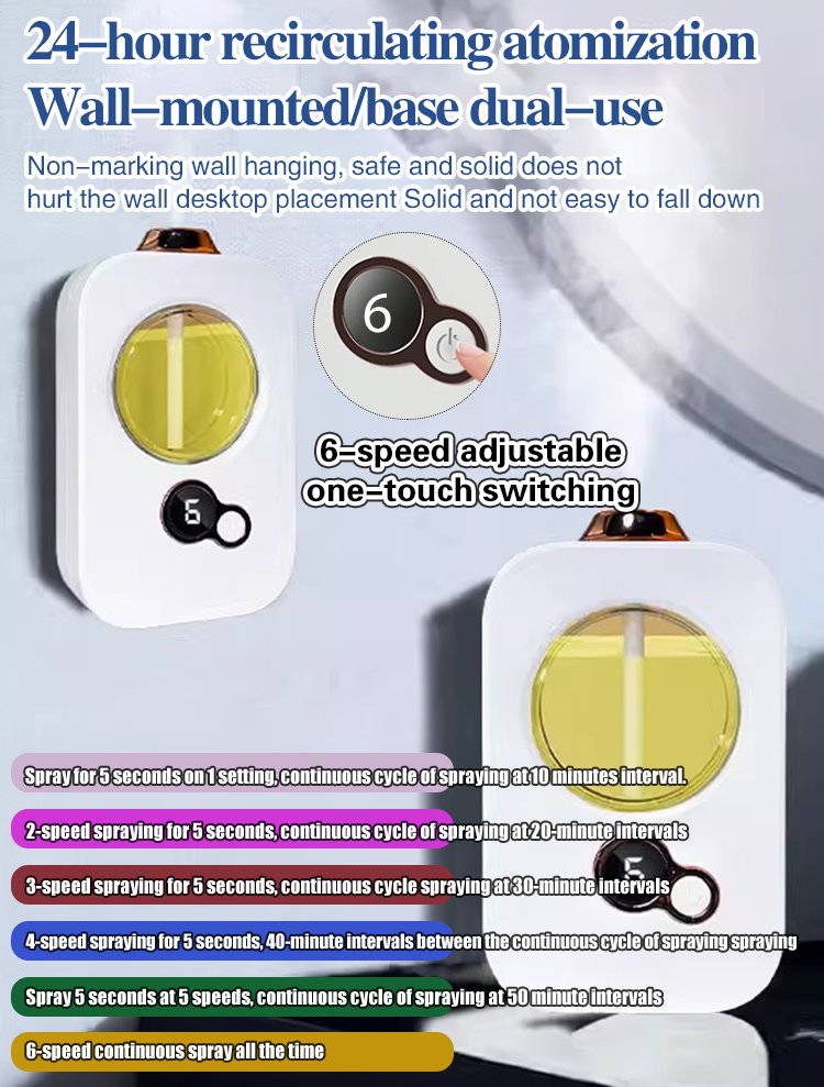 Ultrasonic Aroma Diffuser with LED Light and Essential Oils