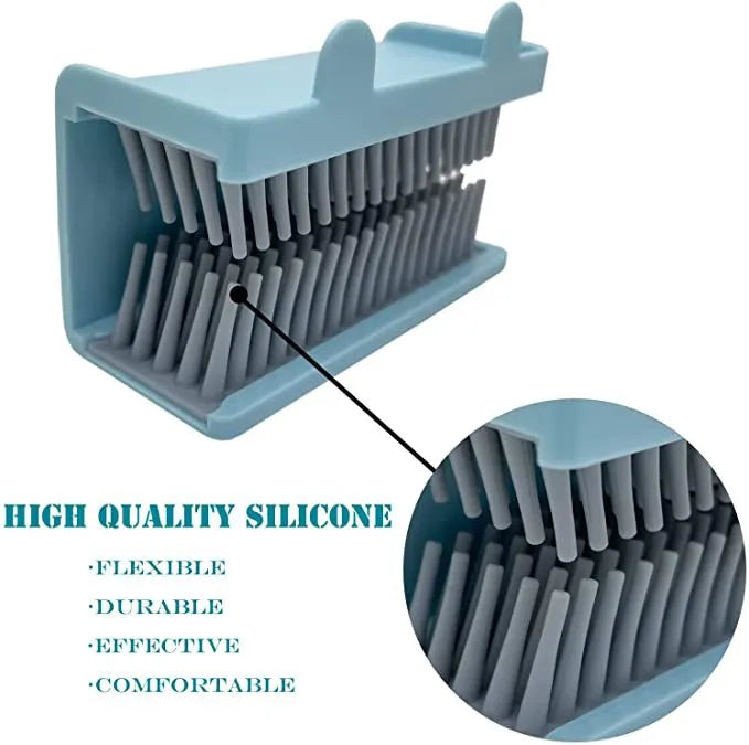 Silicone Hair Catcher for Shower with Adhesive Strip