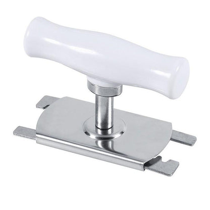 Adjustable glass opener with wooden handle