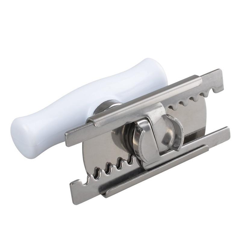 Adjustable glass opener with wooden handle