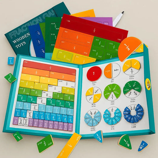 Magnetische Bruchlern-Kacheln — Interaktives Mathe-Set für Kinder Mivoza Deutschland