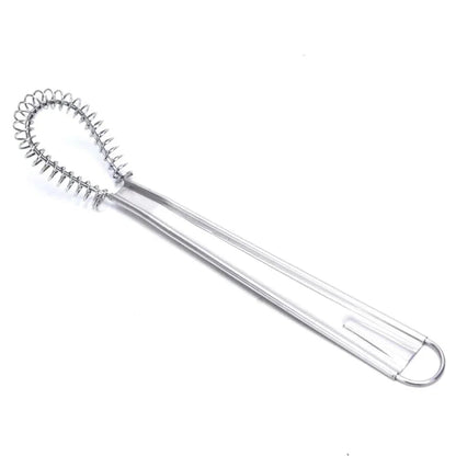 Stainless Steel Whisk with Spring Mechanism for Lump-Free Sauces