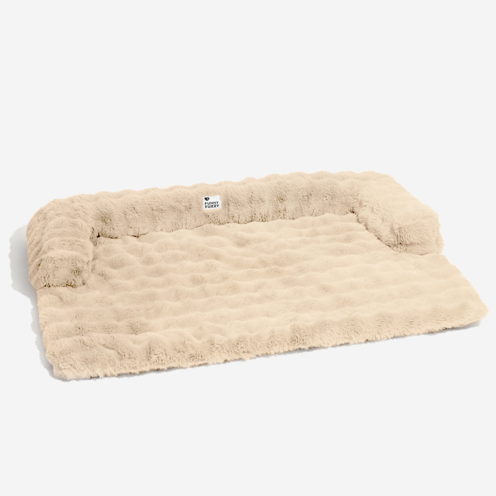 Plush Dog Bed with Non-Slip Bottom