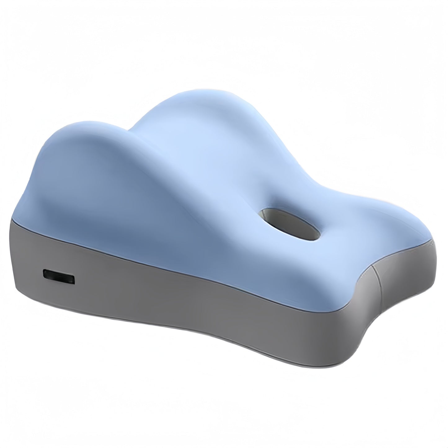 Wedge pillow for couples with ergonomic shape
