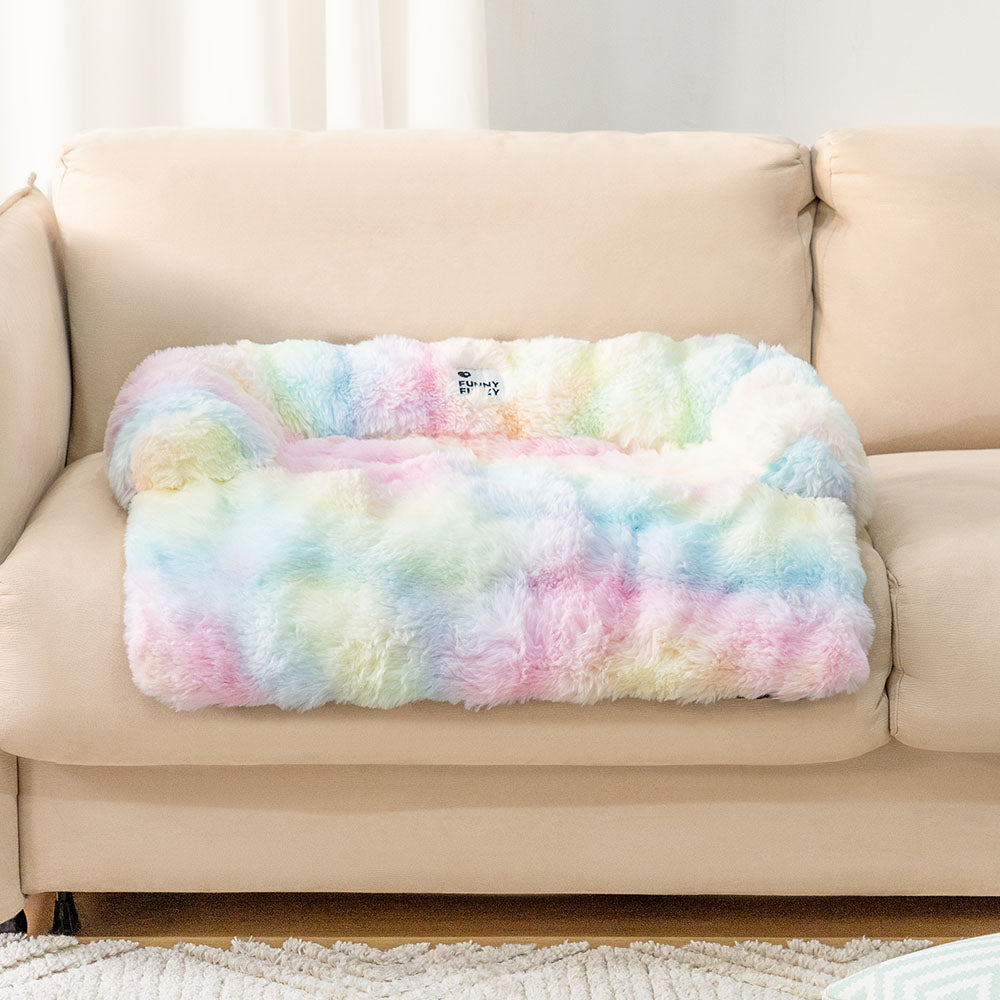 Plush Dog Bed with Non-Slip Bottom