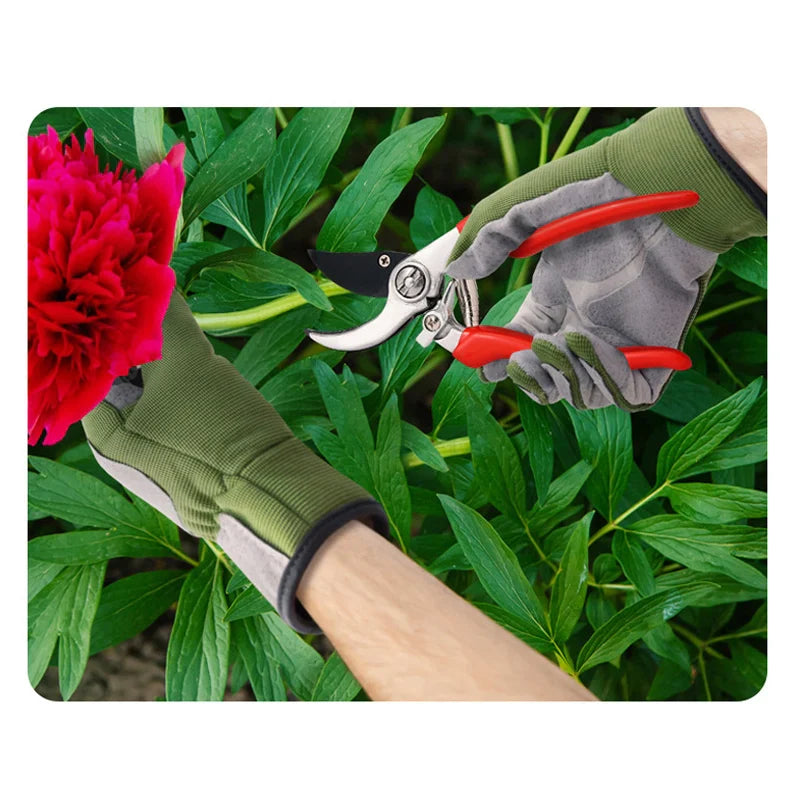 Thorn-Resistant Garden Gloves with Reinforced Palm