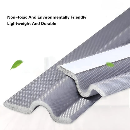 Self-adhesive window seal for doors and windows