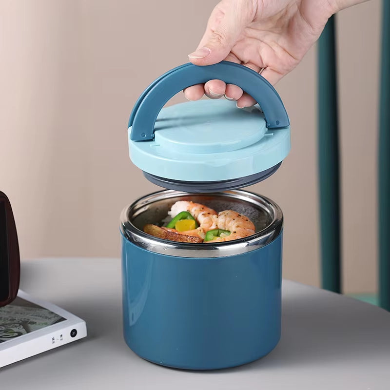 Stainless Steel Insulated Food Container – Leak-Proof, 630 ml or 1000 ml