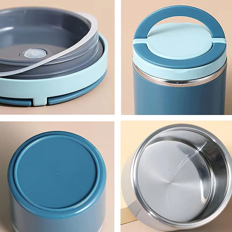 Stainless Steel Insulated Food Container – Leak-Proof, 630 ml or 1000 ml