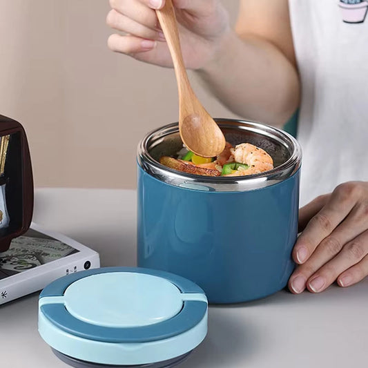 Stainless Steel Insulated Food Container – Leak-Proof, 630 ml or 1000 ml