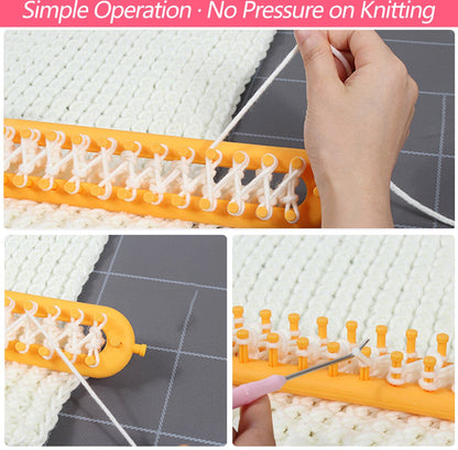 Knitting Frame Without Needles – Simple Wrapping Technique