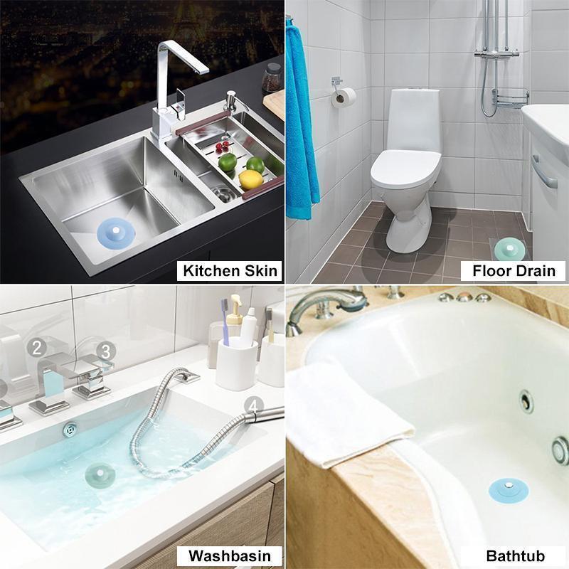Drain stopper with hair strainer – prevent clogs