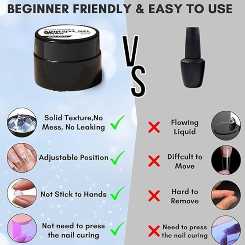 Nail Glue Gel – Strong Hold for Press-On & Artificial Nails