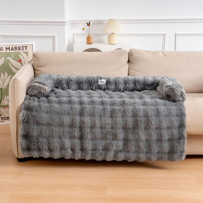 Plush Dog Bed with Non-Slip Bottom