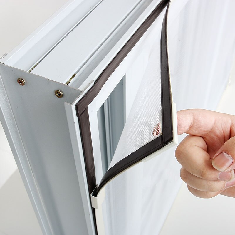 Magnetic Window Fly Screen Without Drilling