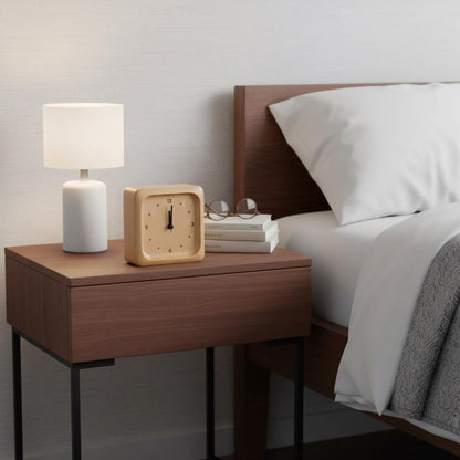 Beech Wood Alarm Clock — Silent Movement, Gentle Alarm, Minimalist Design