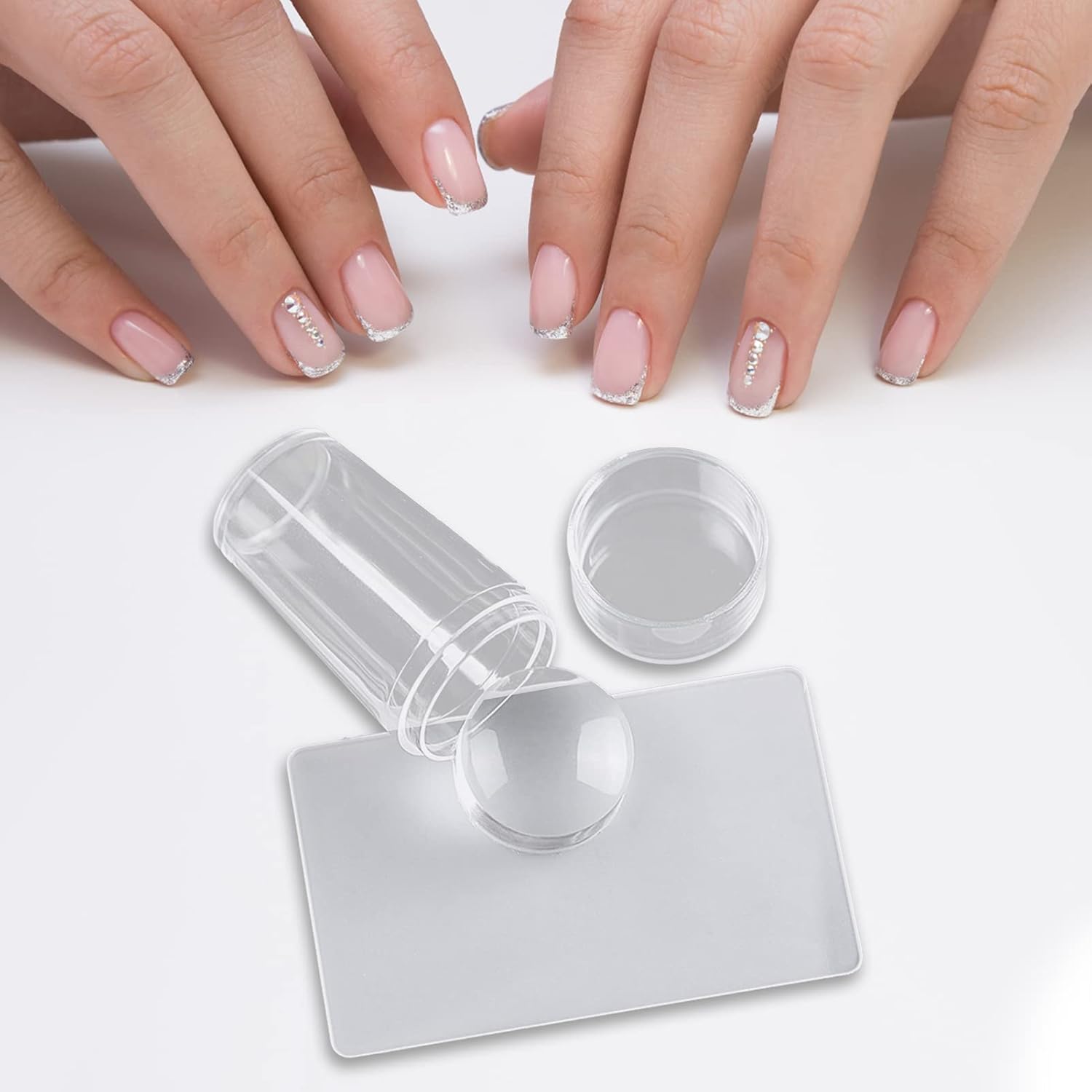 French Manicure Stamp Set – Perfect French Tips in Seconds (Set of 2)