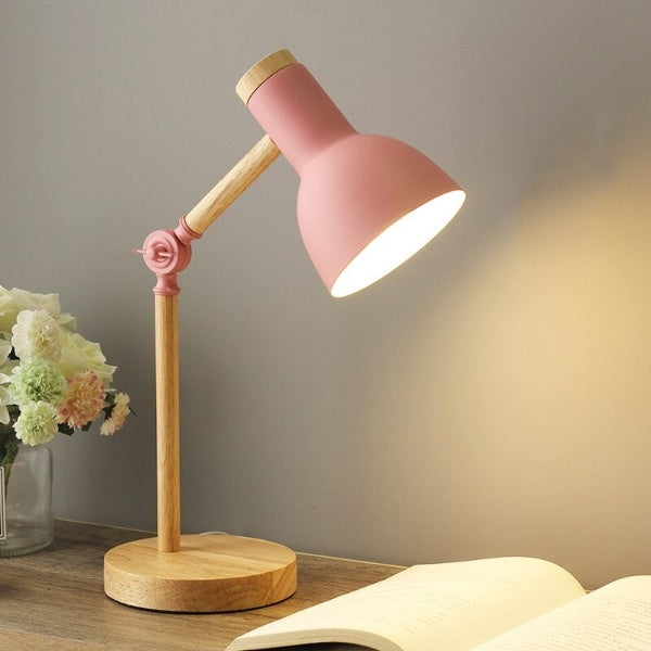 LED-Schreibtischlampe Holz -   Mivoza Deutschland