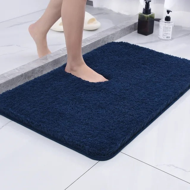 Microfiber Bath Mat Non-Slip – Soft, Absorbent, and Washable