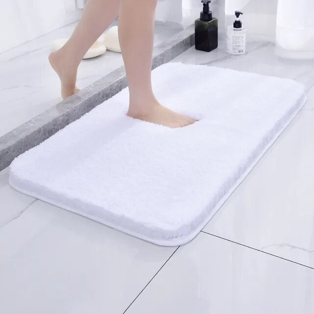 Microfiber Bath Mat Non-Slip – Soft, Absorbent, and Washable