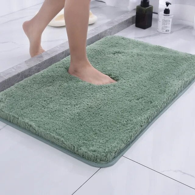 Microfiber Bath Mat Non-Slip – Soft, Absorbent, and Washable
