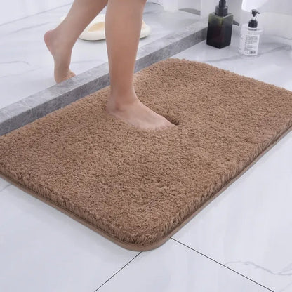 Microfiber Bath Mat Non-Slip – Soft, Absorbent, and Washable