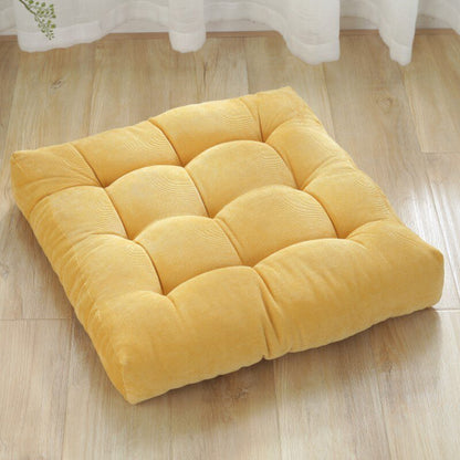 Corduroy Seat Cushion with Japanese Quilted Pattern