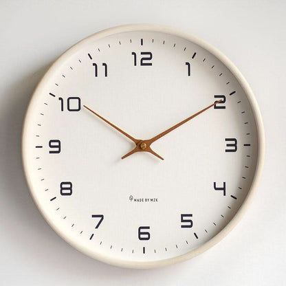 Silent Wooden Wall Clock – No Ticking, Only Silence