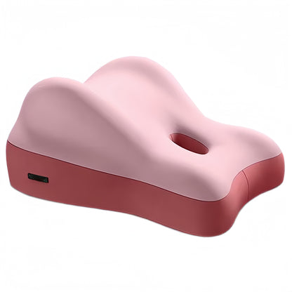 Wedge pillow for couples with ergonomic shape