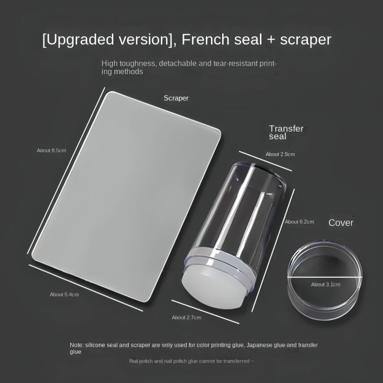 French Manicure Stamp Set – Perfect French Tips in Seconds (Set of 2)
