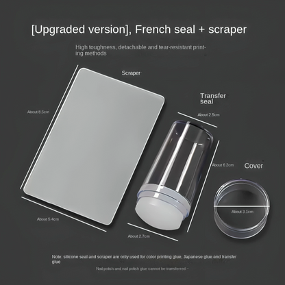 French Manicure Stamp Set – Perfect French Tips in Seconds (Set of 2)