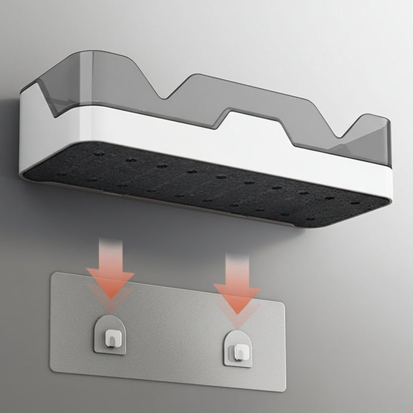 Bathroom Wall Shelf Without Drilling – Elegant Storage