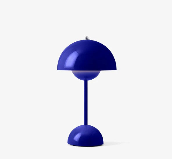 Dimmable LED Table Lamp with Battery – Mushroom Shape Design